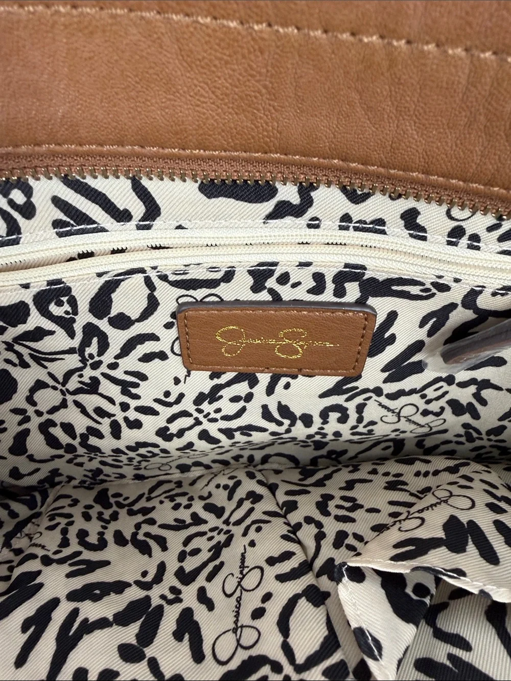 Jessica Simpson Vienna Tote in Brown and Sherpa accent